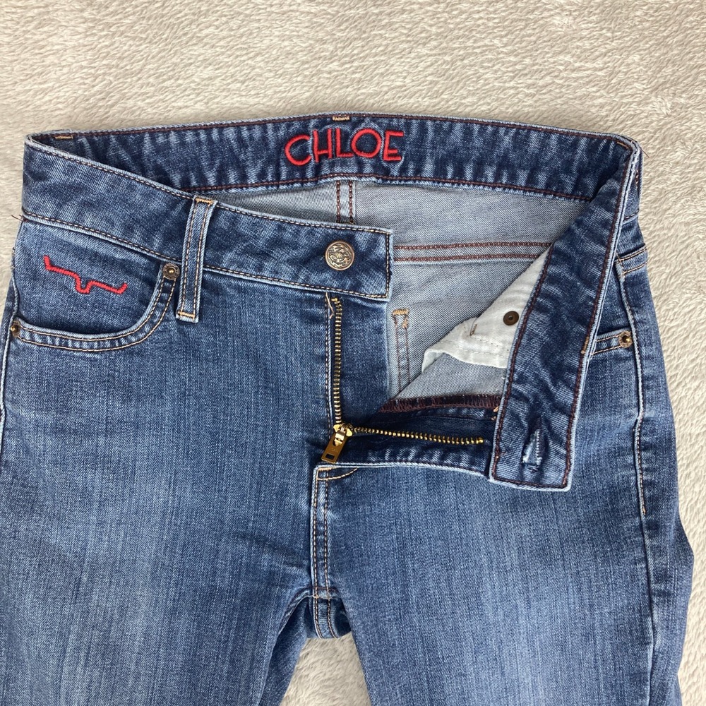 Kimes Ranch Chloe Bootcut Jeans Womens Size 00 34 Blue Denim Flare Leg - Picture 7 of 16